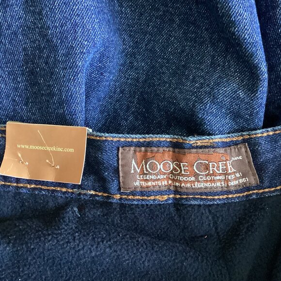 NWT Moose Creek Men’s Fleece Lined Work Outdoor Jeans Size 38 X 30 Hunting - Picture 11 of 13